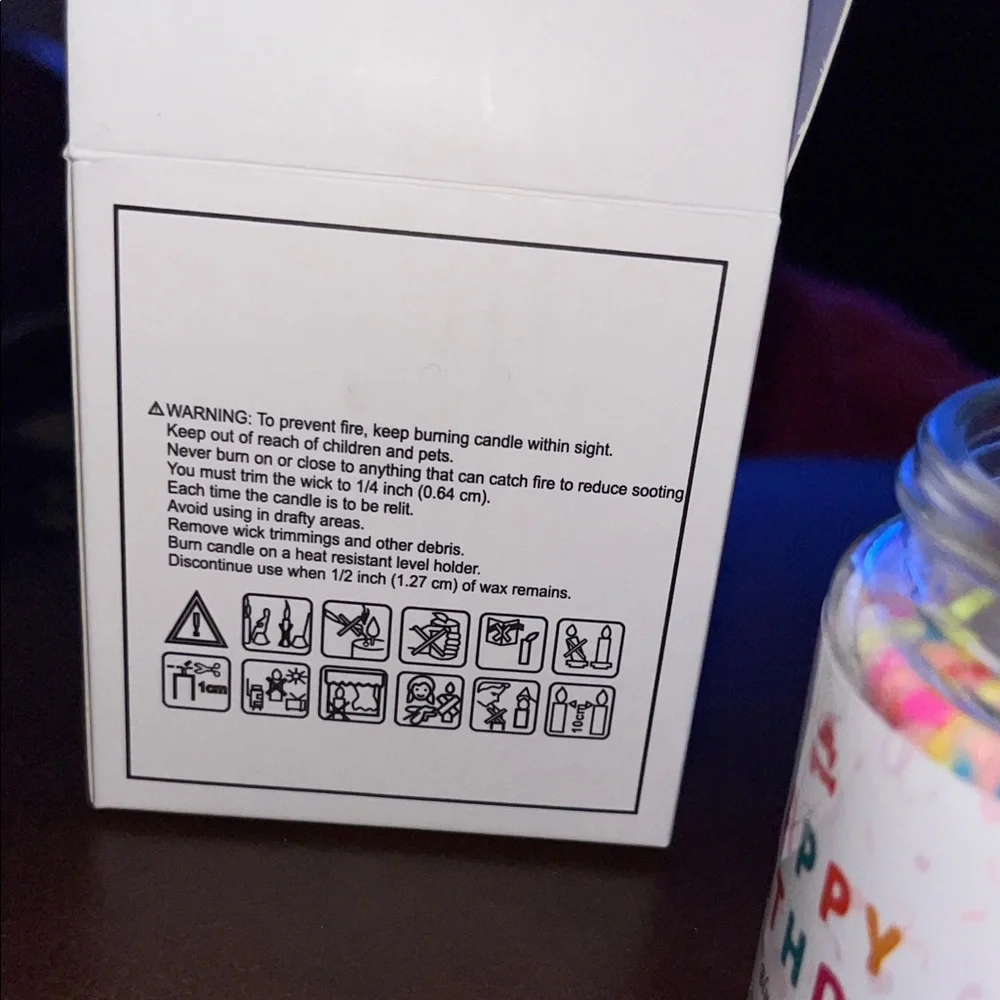 Delicate Aroma Scented Candle - Birthday